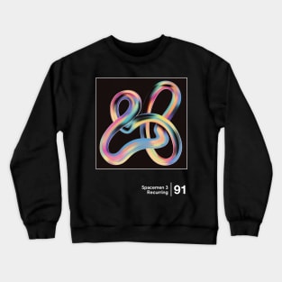 Spacemen 3 - Minimal Graphic Design Artwork Crewneck Sweatshirt